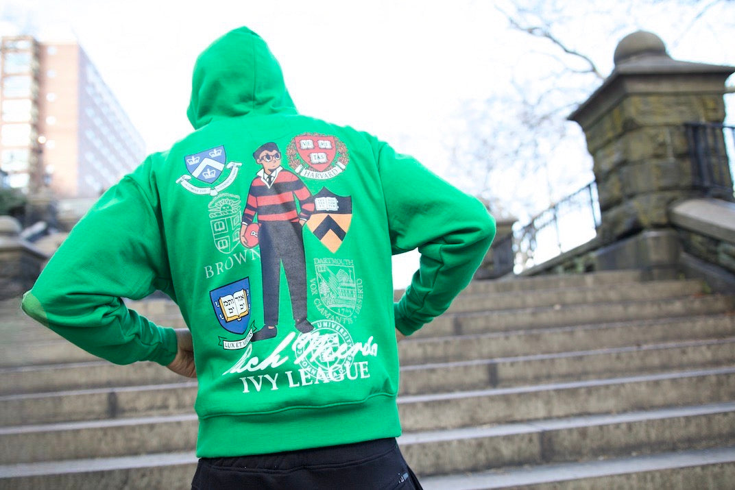 Richwierdo Ivy League Hoodie (Kelly Green)